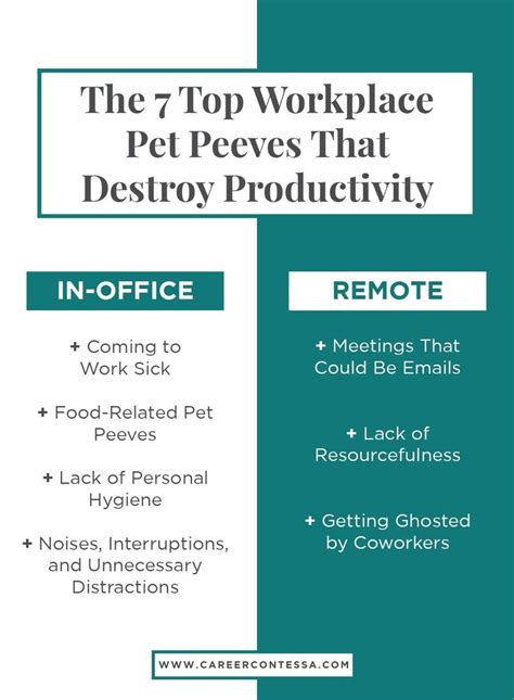 work pet peeves.
